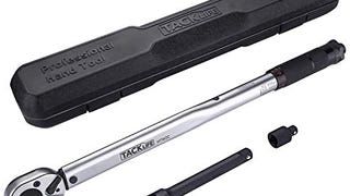 TACKLIFE 1/2" Drive Click Torque Wrench with 3/8 Torque...