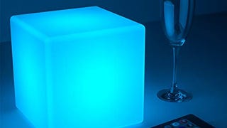 LOFTEK LED Light Cube: 7-inch RGB 16 Colors Dimming Nursery...