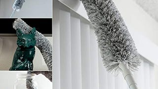 Microfiber Feather Duster with Telescoping Extension Pole...