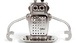 Kikkerland Robot Tea Infuser and Drip Tray