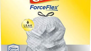 Glad ForceFlex Tall Kitchen Drawstring Trash Bags 13 Gallon...