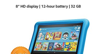 Fire HD 8 Kids tablet, 8" HD display, ages 3-7, 32 GB, Blue...