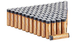 Amazon Basics 100 Pack AAA High-Performance Alkaline Batteries,...