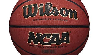 WILSON NCAA Replica Game Basketball - Brown, Intermediate...