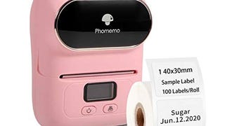 Phomemo M110 Label Maker- Portable Mini Bluetooth Thermal...