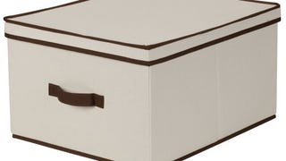 Household Essentials 515 Storage Box with Lid and Handle-...