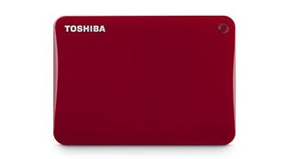 Toshiba Canvio Connect II 3TB Portable Hard Drive, Red...