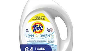Tide Free and Gentle HE Laundry Detergent Liquid, 64 Loads,...