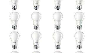 PHILIPS LED Frosted Flicker-Free A19, Non-Dimmable, EyeComfort...