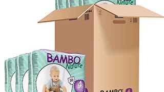 Bambo Nature Eco Friendly Baby Diapers Classic for Sensitive...