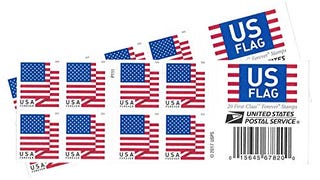 USPS US Flag 2018 Forever Stamps (Book of 40)