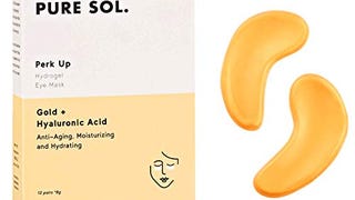 PURE SOL. Hydrogel Gold Eye Mask - Hyaluronic Acid, Retinol...