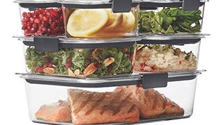 Rubbermaid Brilliance Leak-Proof Food Storage Containers...