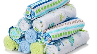 Spasilk 10 Pack Soft Terry Bath Washcloths – Newborn Boy...
