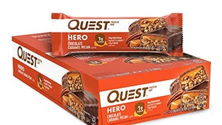 Quest Nutrition Pecan Hero Protein bar, Low Carb, Gluten...