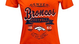 A-Team Apparel NFL Denver Broncos Women's Baby Jersey Short...