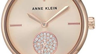 Anne Klein Women's AK/3380RGLP Premium Crystal Accented...
