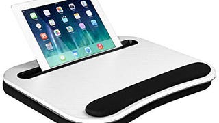 LapGear Smart-e Memory Foam Lap Desk - White Carbon - Fits...
