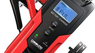 GOOLOO 6V/12V Smart Battery Charger and Maintainer 6-Amp...
