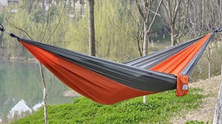 OuterEQ Portable Parachute Nylon Fabric Travel Camping...