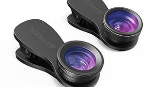 Anker Phone Camera Lens Kit — 180° Fisheye, 0.65x Wide...