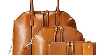 BG Women's Four-Piece Leatherette Handbags Set