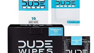 DUDE Wipes Flushable (30pk) & DUDE Shower Body Wipes (10pk)...