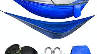 Camping Hammock with Mosquito Bug Netting Tent,iSPECLE...