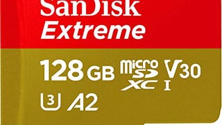 SanDisk 128GB Extreme microSDXC UHS-I Memory Card with...