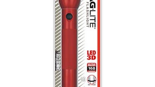 Maglite LED 3-Cell D Flashlight, Red - ST3D036