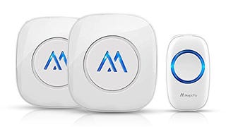 Magicfly Portable Wireless Doorbell Kit Remote Button Operating...