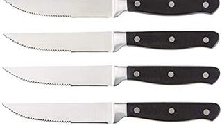 Amazon Basics 8-Piece Kitchen Steak Knife Set,