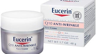 Eucerin Q10 Anti-Wrinkle Face Cream, Unscented Face Cream...