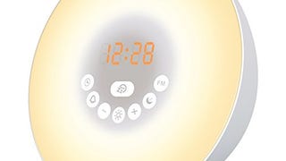 Vansky Sunrise Wake Up Light, Digital Alarm Clock Multi-...