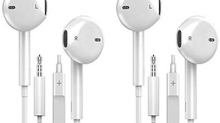 EldHus Headphones/Earphones/Earbuds, (2 Pack) 3.5mm Wired...