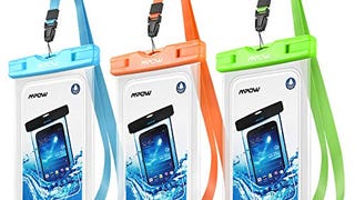 Mpow Universal Waterproof Case,3 Pack IPX8 Waterproof Pouch...