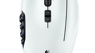 Logitech G600 MMO Gaming Mouse, White