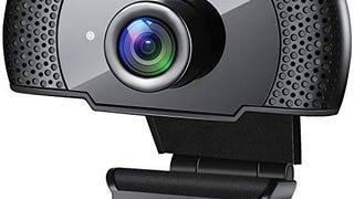 Webcam with Microphone, 1080P HD Streaming USB Computer...