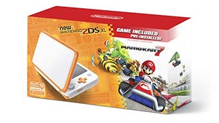 New Nintendo 2DS XL Handheld Game Console - Orange + White...