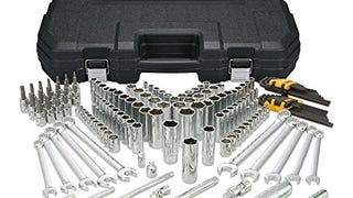 DEWALT Socket Set, 1/4-inch & 3/8-inch Drive, Standard...