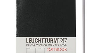 LEUCHTTURM1917 339929 Jottbook Medium Ruled Black