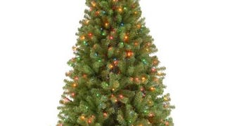 National Tree Company Pre-Lit Artificial Slim Christmas...