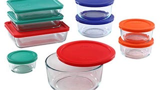 Pyrex Simply Store 18-Pc Glass Food Storage Containers...