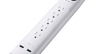 AUKEY Surge Protector with 5 Outlets and 2 USB Charging...