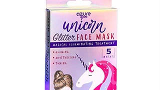 AZURE Unicorn Illuminating Holographic Glitter Sheet Face...