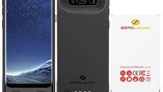 Galaxy S8 Battery Case, ZeroLemon 5500mAh Extended Battery...