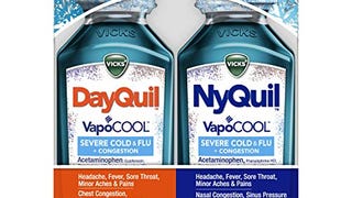 Vicks DayQuil and NyQuil SEVERE Liquid with Vicks VapoCOOL,...