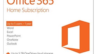 Microsoft Office 365 Home | 1-year subscription, 5 users,...