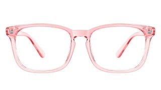 TIJN Blue Light Blocking Glasses for Women Men Clear Frame...
