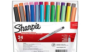 Sharpie 75847 Permanent Markers, Ultra Fine Point, Assorted...